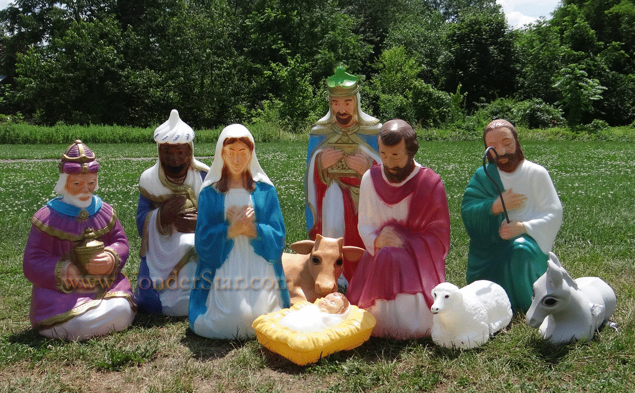 Lighted Outdoor Nativity Scene Not Currently Available